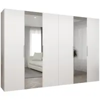 Skriňa Marbella II 300 biela/kašmír