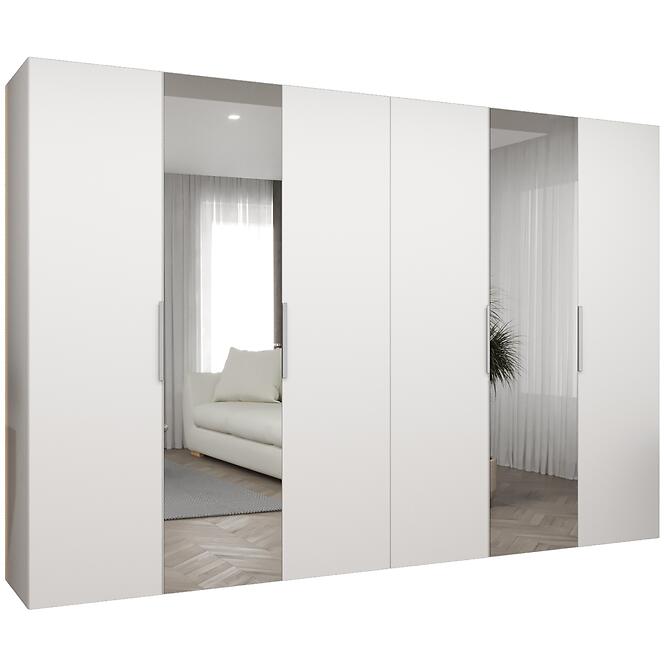 Skriňa Marbella II 300 biela/kašmír