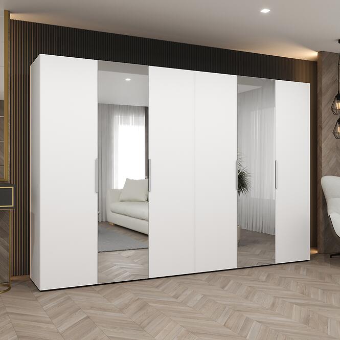 Skriňa Marbella II 300 biela/kašmír,5