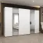 Skriňa Marbella II 300 biela/kašmír,5