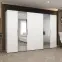 Skriňa Marbella II 300 biela/zlatá,5