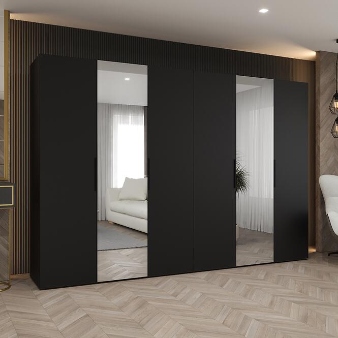 Skriňa Marbella II 300 čierna,5