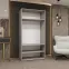 Skriňa Marbella III 100 kašmír/čierna,11