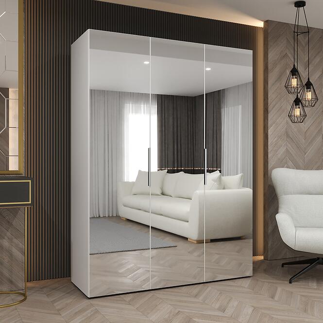 Skriňa Marbella III 150 biela/kašmír,5