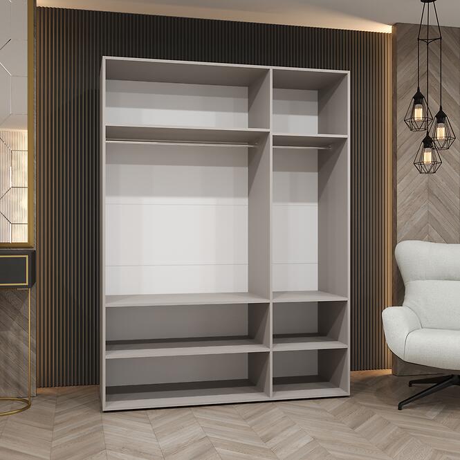 Skriňa Marbella III 150 kašmír/zlatá,11