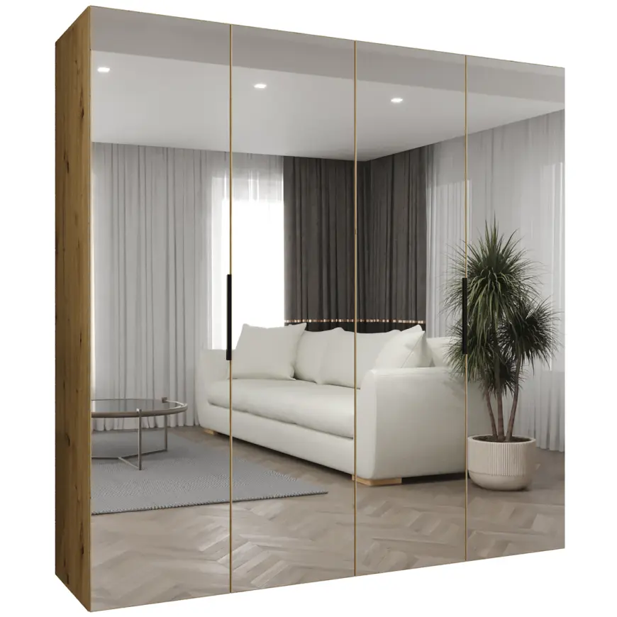 Skriňa Marbella III 200 artisan čierna