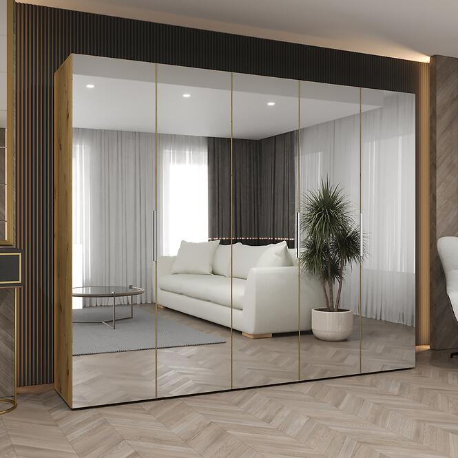 Skriňa Marbella III 250 artisan strieborný