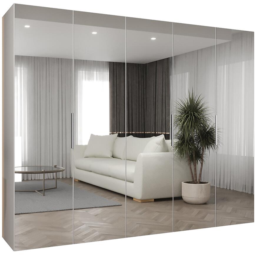 Skriňa Marbella III 250 biela/kašmír