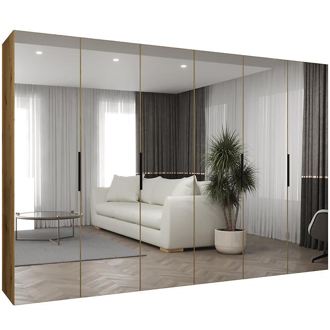 Skriňa Marbella III 300 artisan čierna