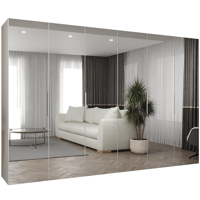 Skriňa Marbella III 300 biela/kašmír