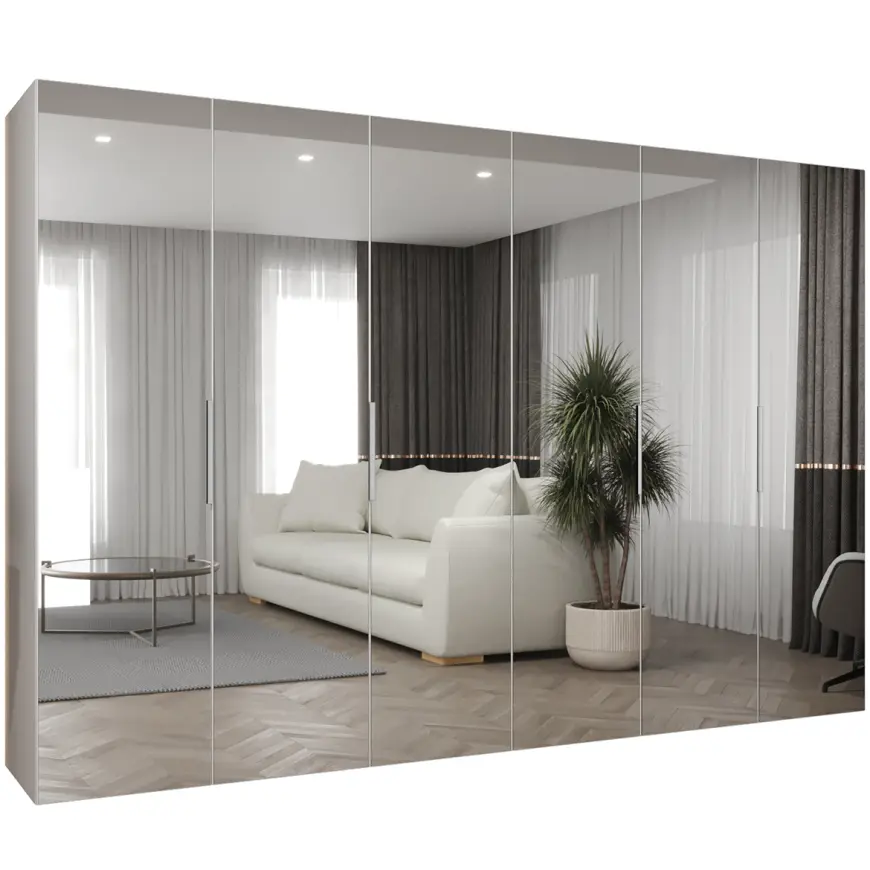 Skriňa Marbella III 300 biela/kašmír