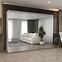 Skriňa Marbella III 300 biela/zlatá,5