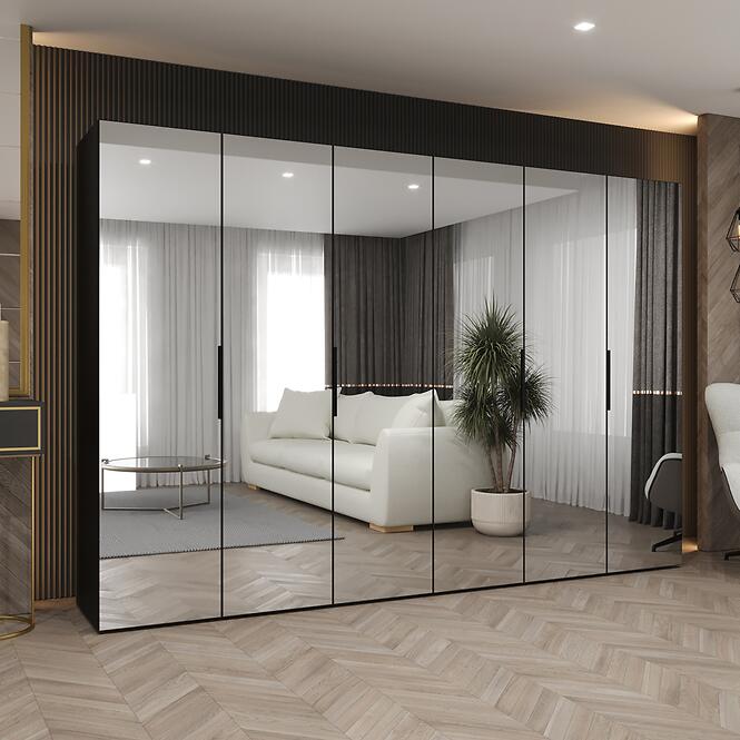 Skriňa Marbella III 300 čierna,5