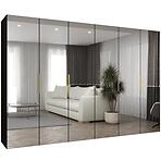 Skriňa Marbella III 300 čierna/zlatá