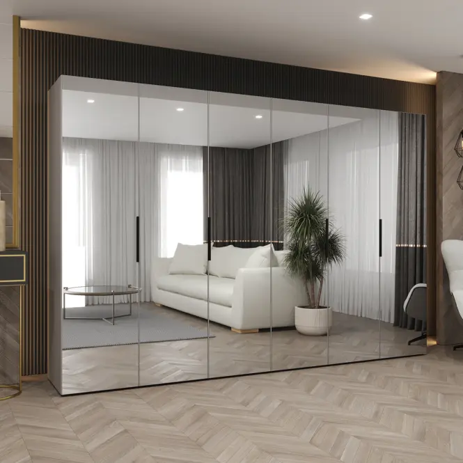 Skriňa Marbella III 300 kašmír/čierna