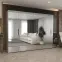 Skriňa Marbella III 300 kašmír/čierna,11