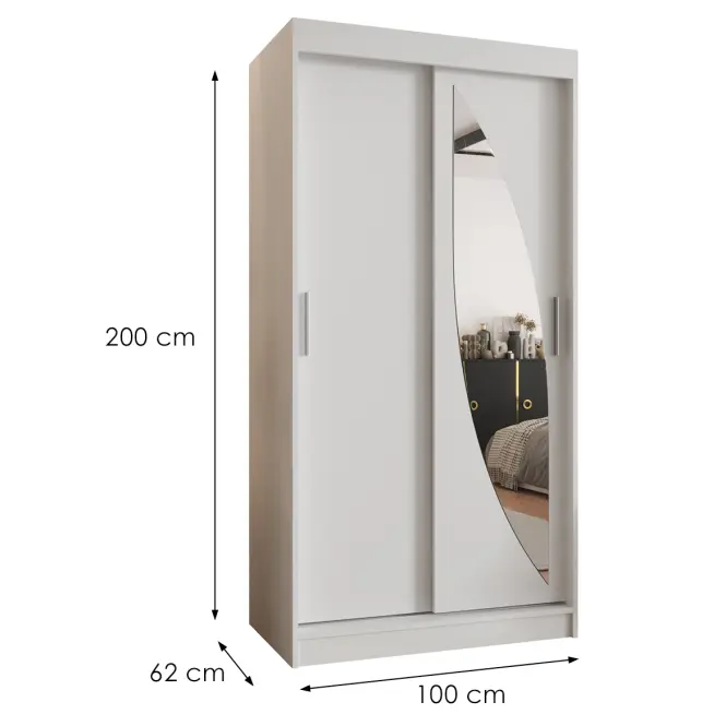 Skriňa Milo 100 biela