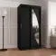 Skriňa Milo 100 čierna,3