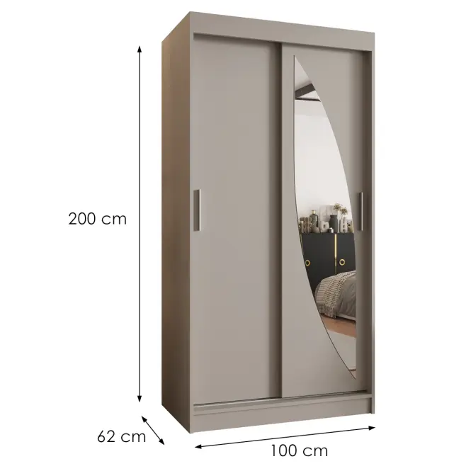 Skriňa Milo 100 kašmír,2