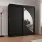Skriňa Milo 180 čierna,3