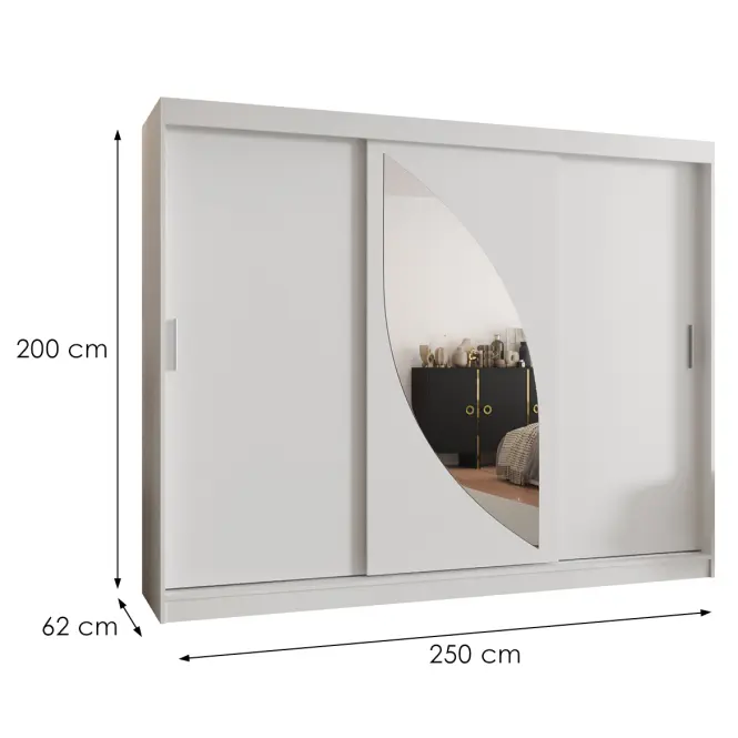 Skriňa Milo 250 biela,2