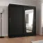 Skriňa Moka 180 čierna,3