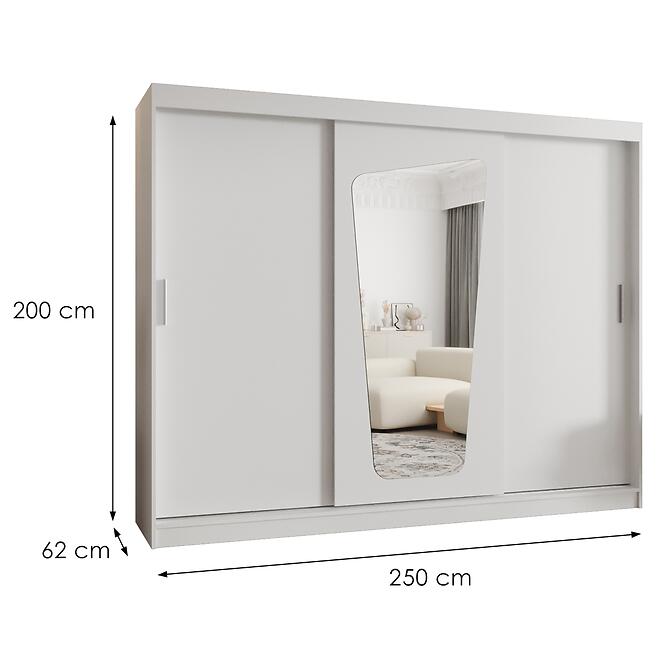 Skriňa Moka 250 biela,2