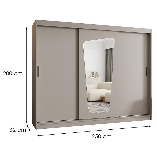 Skriňa Moka 250 kašmír,2
