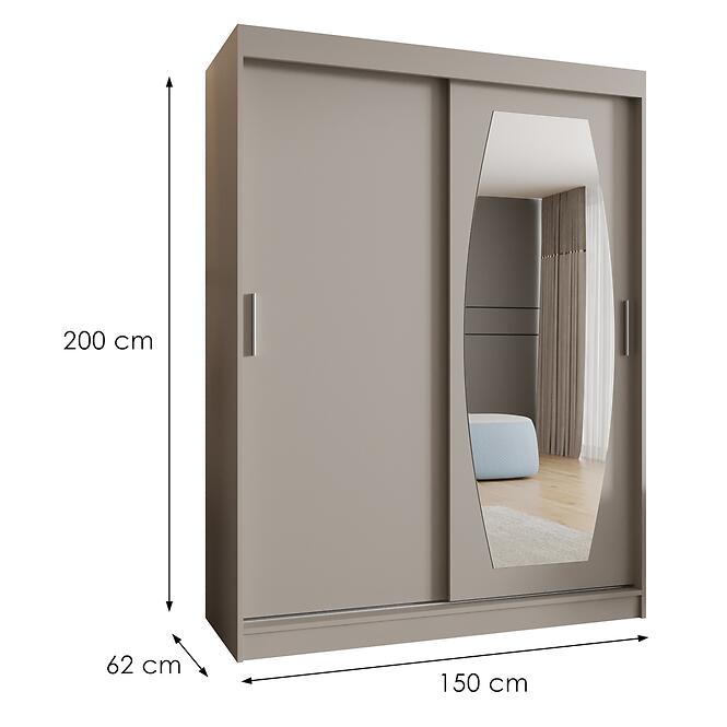 Skriňa Rossa 150 kašmír,2