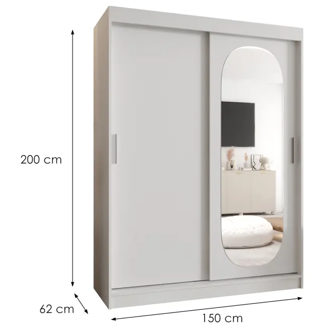 Skriňa Royal 150 biela