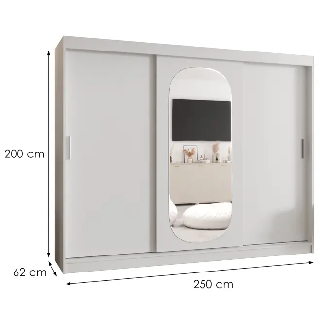 Skriňa Royal 250 biela