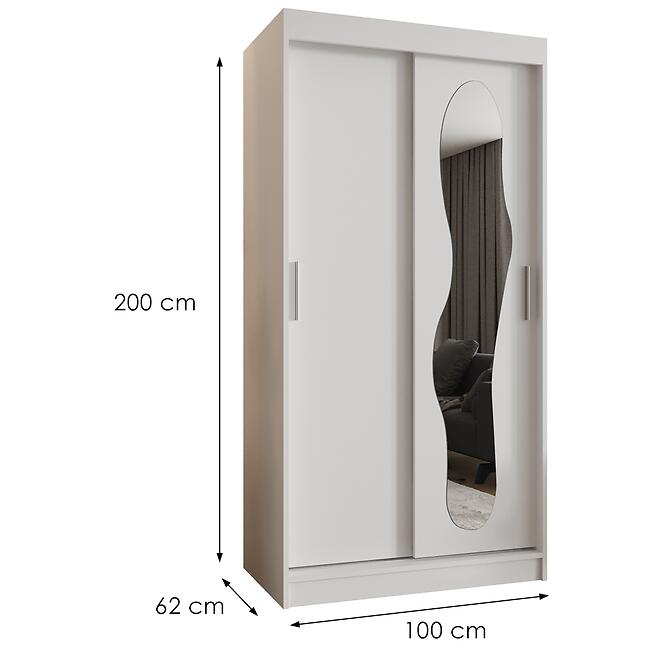 Skriňa Ultra 100 biela,2