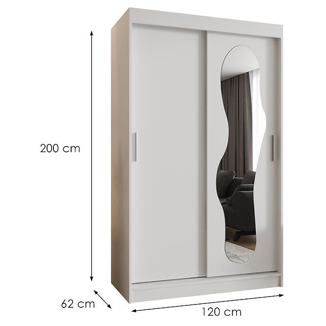 Skriňa Ultra 120 biela,2