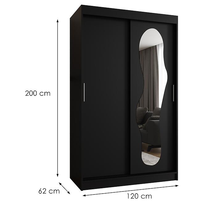Skriňa Ultra 120 čierna,2