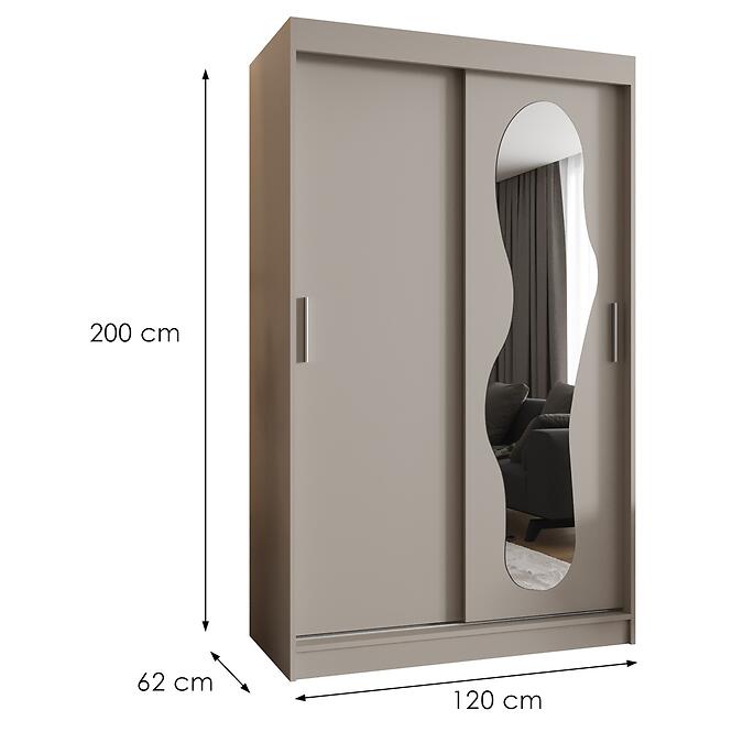 Skriňa Ultra 120 kašmír,2