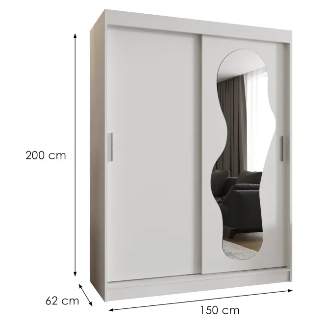 Skriňa Ultra 150 biela