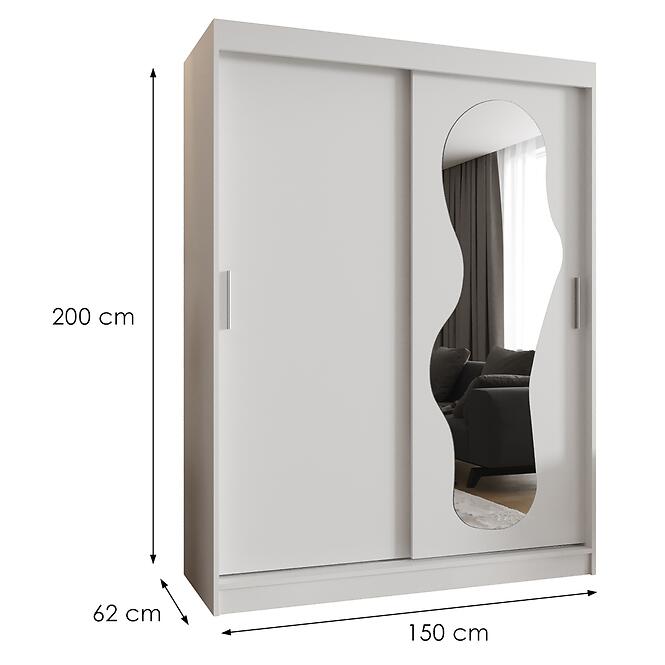 Skriňa Ultra 150 biela,2