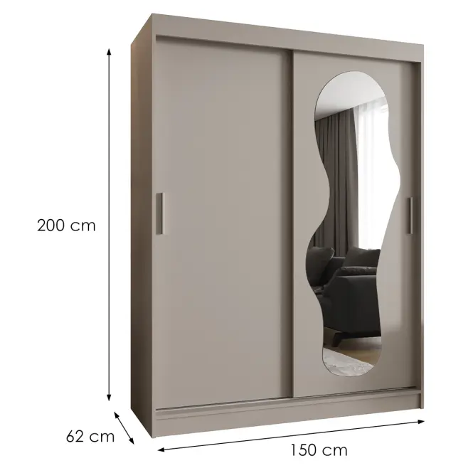 Skriňa Ultra 150 kašmír