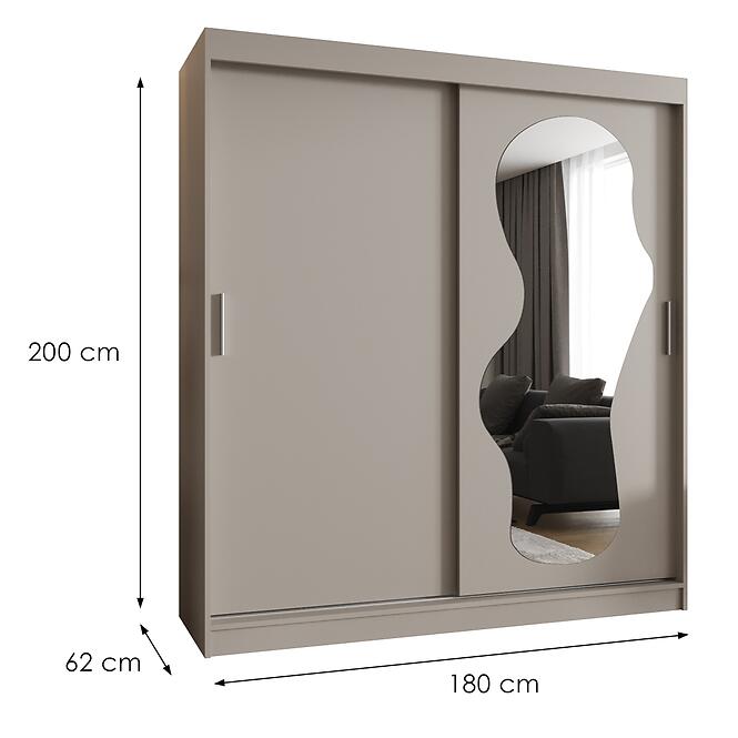 Skriňa Ultra 180 kašmír,2