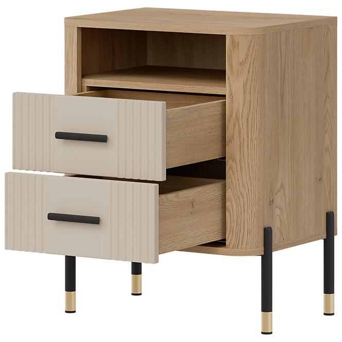 Nočný Stolík Dante Dt22 Dub Cremona / Kašmír