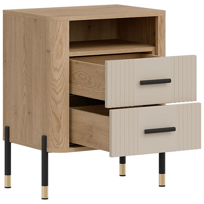 Nočný Stolík Dante Dt22 Dub Cremona / Kašmír