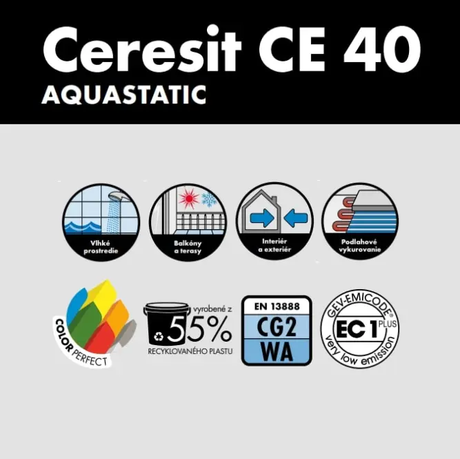 Ceresit Škárovacia hmota CE40 Balibrown 2kg,3