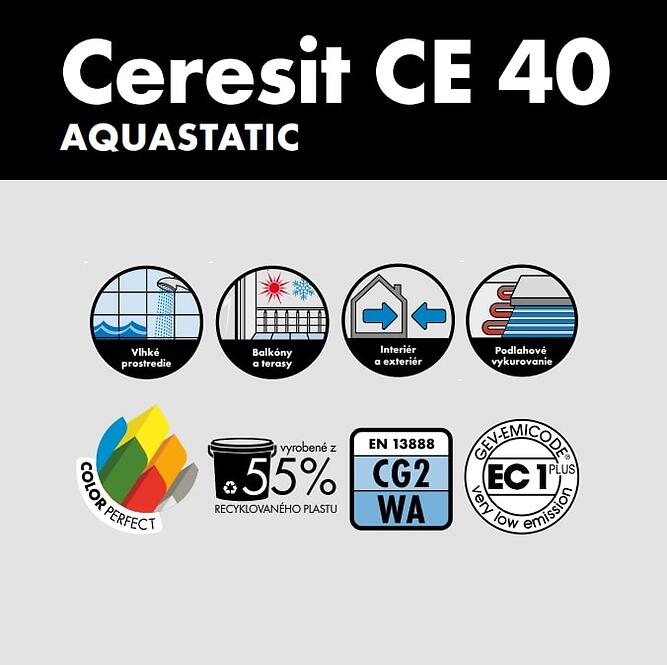 Ceresit Škárovacia hmota CE40 Balibrown 2kg,3
