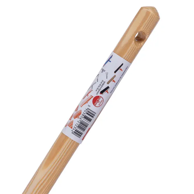 Drevená násada lakovaná KLIK 140 CM GRCD,4