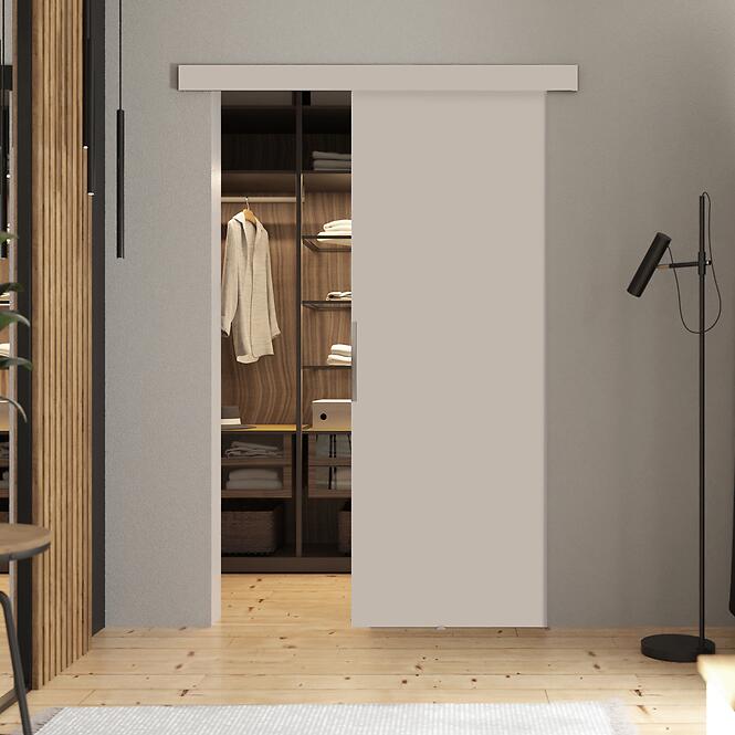 Krídlo posuvných dverí Malibu 80 béžový kašmír + krycia lišta