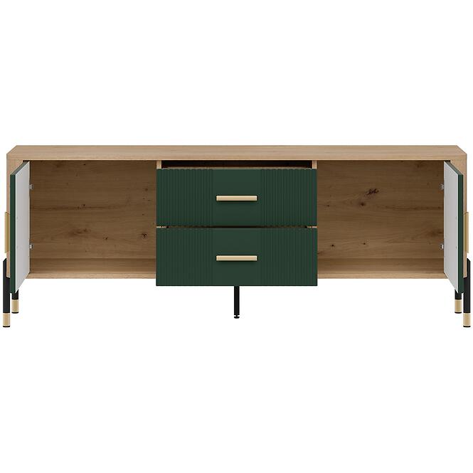Komoda Dante Rtv Dt01 Dub Cremona/Zelený