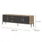 Komoda Dante Rtv Dt02 Dub Cremona/Antracit,6