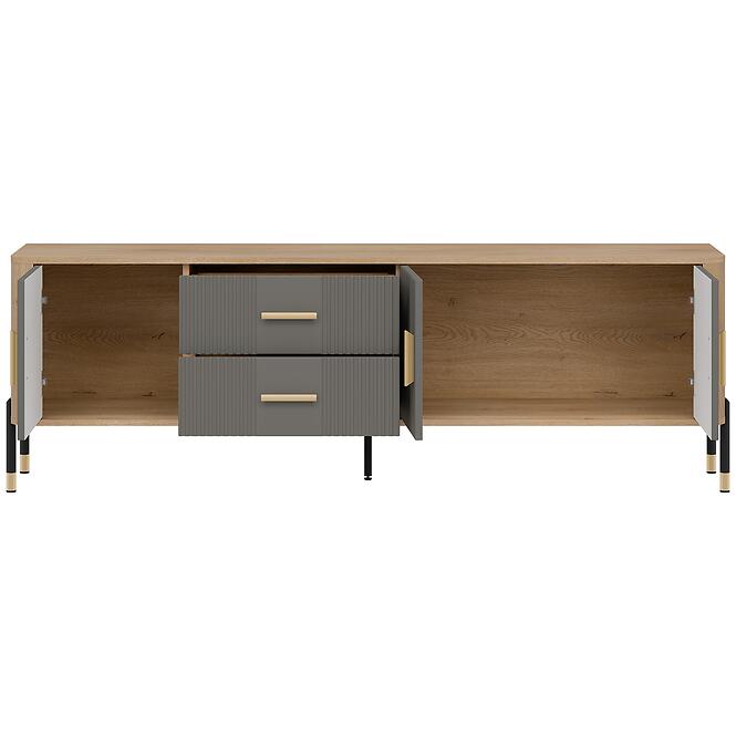 Komoda Dante Rtv Dt02 Dub Cremona/Sivá