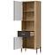 Regál Dante L/P Dt15 Dub Cremona/Antracit,2