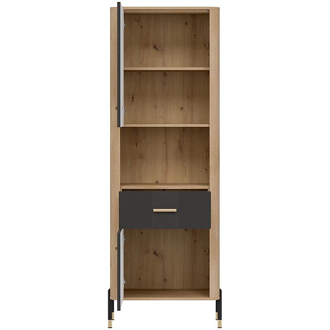 Regál Dante L/P Dt15 Dub Cremona/Antracit,4